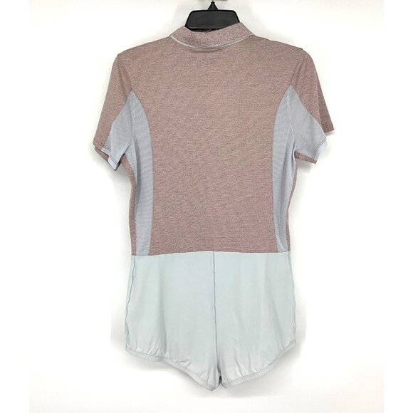 Outdoor Voices Players Polo Bodysuit Button Down Short Sleeve - Picture 8 of 10